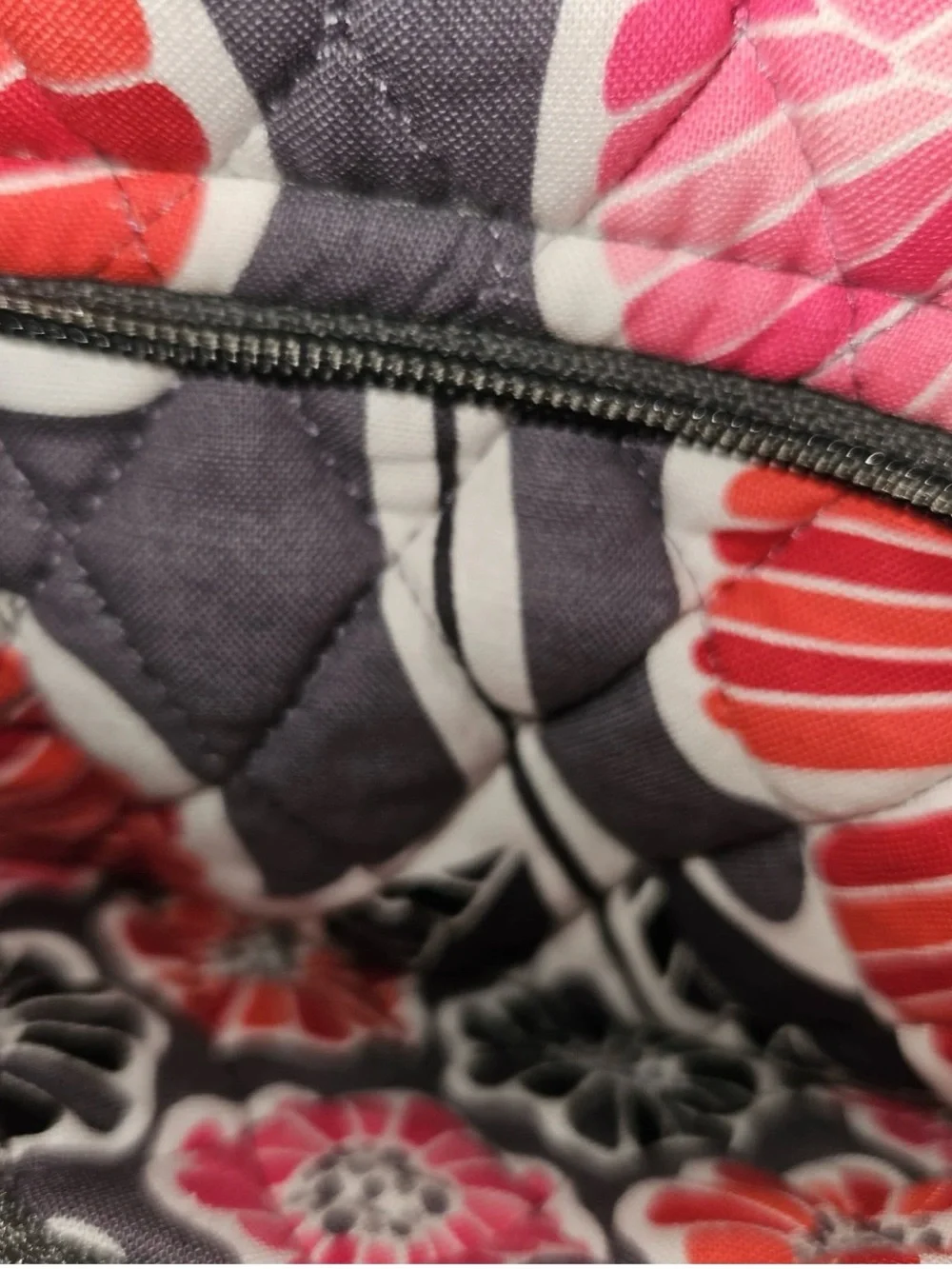 Vera Bradley Zinnia Floral Crossbody Bag in Pink and Red
